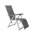 Produktbild: Kettler Relaxsessel BASIC PLUS, Aluminium Silber / Outdoorgewebe Anthrazit