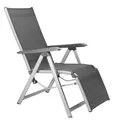 Produktbild: Kettler Basic Plus Relaxsessel Liege silber / anthrazit 0301216-0000
