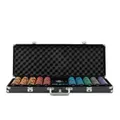 Produktbild: Pokerkoffer Pokerzubehör Aluminium NO LIMIT 500 Chips Set