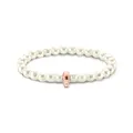 Produktbild: Thomas Sabo Charm-Perlenarmband aus Sterling-Silber mit 750er Roségold-Vergoldung, Länge: 17,5cm, X0284-428-14-L17,5
