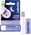 Produktbild: LABELLO Overnight Care Lippenpflegestift, Lippenpflege mit Sheabutter & ätherischem Lavendelöl für sanfte Lippen am Morgen, Lippenbalsam für 8h Pflege über Nacht (4,8 g)