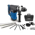 Produktbild: Scheppach Elektro-Bohrhammer DH1500 Plus 4in1 Funktion | 7 J Schlagkraft | bis zu 4250 bpm | 1500 W Motor | 0 – 920 U/min Drehzahl | inkl. Zubehör