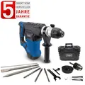 Produktbild: Scheppach 4in1 Bohrhammer DH1500Plus Abbruchhammer mit 1500W / 7 Joule | 4250bpm