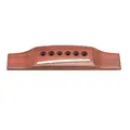 Produktbild: Grover B 3343 - Pin Style Guitar Bridge with Plastic Saddle - Rosewood