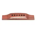 Produktbild: GROVER B 3343 - Pin Style Guitar Bridge with Plastic Saddle - Rosewood