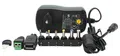 Produktbild: Universal Steckernetzteil, 3-12V DC, 1A, 12W mit 6 Steckern + USB & Terminal Adapter