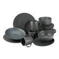 Produktbild: CreaTable 23146  SOFT Touch Black Geschirrset Kombiservice 20 tlg. Steinzeug