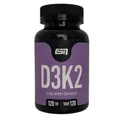 Produktbild: (412,12 EUR/kg) ESN Vitamin D3 + K2 - 120 Kapseln