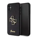 Produktbild: Guess Hülle für iPhone 11 XR 6.1 Zoll Schwarz Hardcase Glitter Script Big 4G TPU