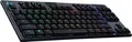 Produktbild: Logitech Gaming G915 TKL - Tastatur - backlit - USB, Bluetooth, LIGHTSPEED - QWERTZ - Deutsch - Tastenschalter: GL Tactile - Kohle
