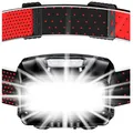 Produktbild: LED Stirnlampe Aufladbar 2000L Stufenlos Dimmbar 8 Licht