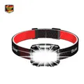 Produktbild: Blukar LED Stirnlampe Wiederaufladbar 2000 Lumen Stufenlos Dimmbar Schwarz 45