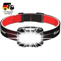 Produktbild: LED Stirnlampe 2000L Stufenlos Dimmbar 8 Lichtmodi USB C