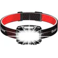 Produktbild: Blukar LED Stirnlampe 2000 Lumen Wiederaufladbar mit 8 Lichtmodi und Sensor