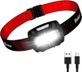 Produktbild: Blukar LED Stirnlampe Wiederaufladbar 2000L Kopflampe 8 Lichtmodi Joggen LAufwn