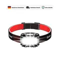 Produktbild: Blukar LED Stirnlampe Aufladbar, 2000 Lumen Stufenlos Dimmbar Schwarz