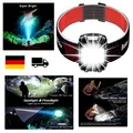 Produktbild: LED Stirnlampe Wiederaufladbar 8 Modi Sensor Dimmbar COB Technologie