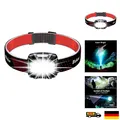 Produktbild: Blukar LED Stirnlampe 2000L Stufenlos Dimmbar 8 Licht