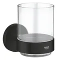 Produktbild: Grohe Start Glas mit Halter - Mattschwarz - 411942430