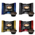 Produktbild: Caffè Borbone Tasting Mio 400 Capsules: 100 Black, 100 Blue, 100 Red, 100 Gold