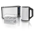 Produktbild: Arendo Set - Toaster FRUKOST 1000W + Wasserkocher ELEGANT + Eierkocher Sixcook
