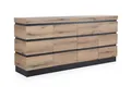 Produktbild: Sideboard ASMUS BHT 202x93x45 cm braun Kommode Bürokommode Anrichte