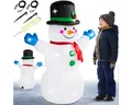 Produktbild: monzana Schneemann, Aufblasbarer XL 120cm LED Beleuchtet Befestigungsmaterial IP44 Außen