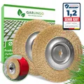 Produktbild: Fugenbürste 2er Set - Kompatibel mit Einhell BG-EG 1410, GC-EG 1410 & GC-CC 18 Li - Passend für Akku-Fugenreiniger & Unkrautbürste