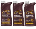 Produktbild: 3x1 Liter  Mannol Energy Formula PD 5W40 Motoröl 5W-40 MB BMW LL-04 Ford Opel VW