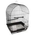 Produktbild: Flamingo Vogelkäfig Alor 2 schwarz für Kanarienvögel, 34,5x28x48,5 cm