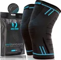 Produktbild: AGILE NOW Kniebandage Männer Frauen Sport [2er Set] Sport Bandage Kniestütze NEU