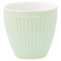 Produktbild: Greengate - Kaffeetasse - Latte Cup - Becher - Alice - Pale Green - Porzellan