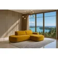 Produktbild: Kaiser Möbel Ecksofa Cursal Atelier, Stoff Salvador, Gelb, Rechts - Gelb