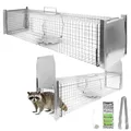 Produktbild: Lebendfalle Marder Rattenfalle Lebend Wiesel Garten Kaninchen Abwehr Umsiedeln Falle Haus Zubehör Fuchs Vertreiben Dachboden 120 x 26 x 26 Stable Petigi