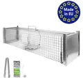 Produktbild: Petigi Lebendfalle Tierfalle Lebendfalle Marderfalle Stable Drahtfalle 120 x 26 x 26 cm