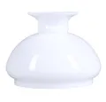 Produktbild: Home4Living Lampenschirm Petroleumglas weiß Lampenglas Ersatzglas Vestaschirm Ø 124mm, Dekorativ