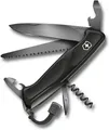 Produktbild: Victorinox Taschenmesser Taschenmesser Ranger Grip 55 Onyx Black mit 130 mm Länge, Vielseitige Funktionen, elegantes Design