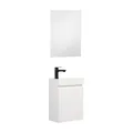 Produktbild: GästeWC Waschtisch Set 40 cm Vormontiert Klein Waschbecken mit Unterschrank H...