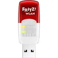 Produktbild: AVM FRITZ!WLAN Stick AC 430 MU-MIMO rot WLAN-Stick