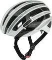 Produktbild: Alpina RAVEL Reflective - Reflektierender, Optimal Sichtbarer & Sicherer Gravel Fahrradhelm Mit Optionalen LED-Licht Für Erwachsene, White Gloss, 51-56 cm