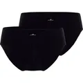 Produktbild: GÖTZBURG Slip Herren-Slip 2er-Pack Single-Jersey Uni schwarz 7