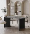 Produktbild: Selsey Esstisch Piano, robuste 28mm Platte, abgerundete Kanten, 6-8 Personen, 190x100 cm