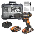 Produktbild: WORX WX370.2 Akku Schlagbohrschrauber 20V, inkl. 2x2Ah Akku & Ladegerät