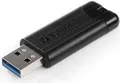 Produktbild: Verbatim Store 'n' Go Pin Stripe USB Drive - USB-Flash-Laufwerk - 256 GB - USB 3.0 - Schwarz