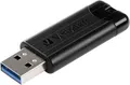 Produktbild: Verbatim Pin Stripe 3.0 USB-Stick 256GB Schwarz 49320 USB-A (USB 3.2 Gen 1)