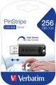 Produktbild: Verbatim USB Stick 256GB 3.0 PinStripe schwarz Speicherstick 49320