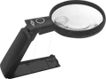 Produktbild: WEDO 2717565 - Handlupe, LED, Ø 90 mm, 2 / 4-fach