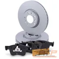 Produktbild: BREMSSCHEIBEN BELÜFTET Ø304 + BREMSBELÄGE VORNE FÜR CITROEN C4 C5 OPEL GRANDLAND