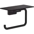 Produktbild: hansgrohe AddStoris Papierrollenhalter 41772670 mit Ablage, Wandmontage, Metall, mattschwarz