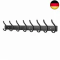 Produktbild: MEIJO Garderobenhaken Edelstahl, Hakenleiste Kleiderhaken Wand mit 8 Haken,